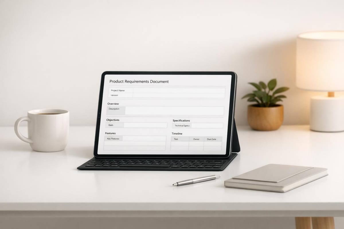 Product Requirements Template Builder